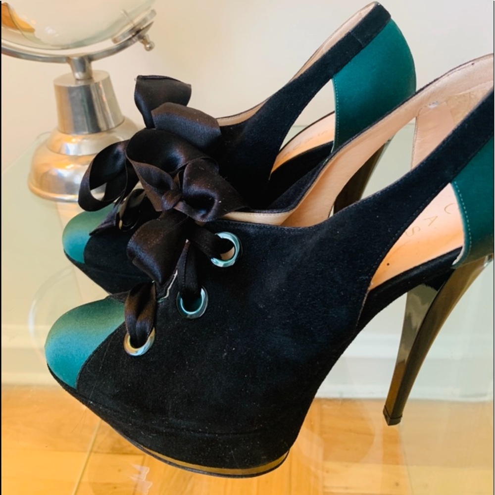 CASADEI Triple Platform designer Shoes!🖤